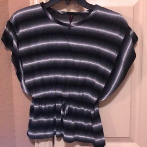 Black and white shirt